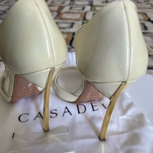 Casadei Metal-plated Sandals